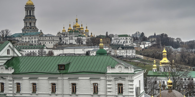 Kiev cave monastery complex. Kiev lavra of 11 century. UNESCO object